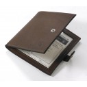 Grosvenor Leather Gun Licence Wallet - Dark Havana.